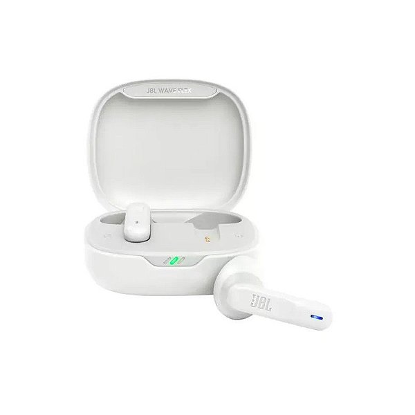 Fone de Ouvido Sem Fio JBL Wave Flex - Bluetooth Branco