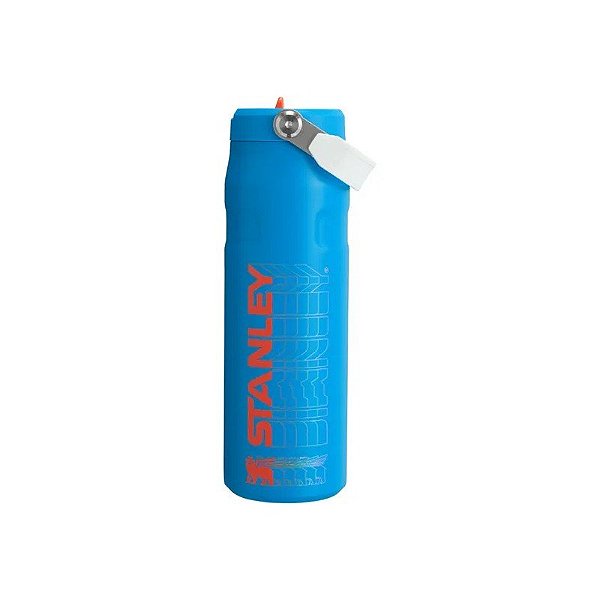 Garrafa Térmica Stanley The Aerolight Iceflow Bottle Flip Straw 10-11283-155 - 710ML - com Bico - Azure Reverb