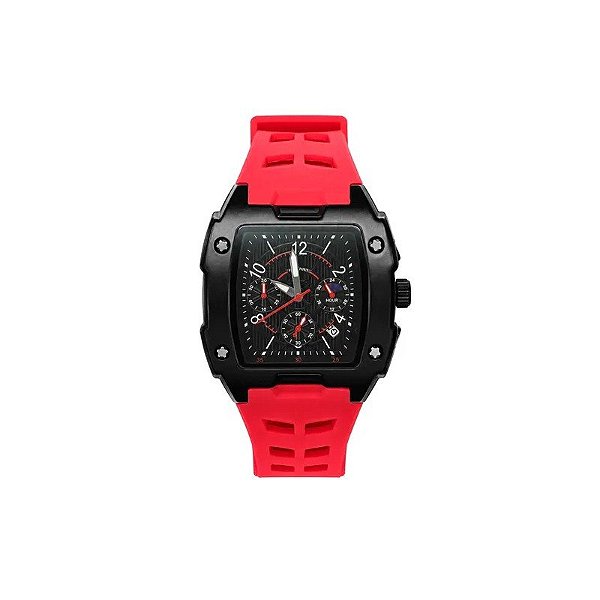 Relógio Masculino Multifunção Hummer WH2-224676 Vermelho