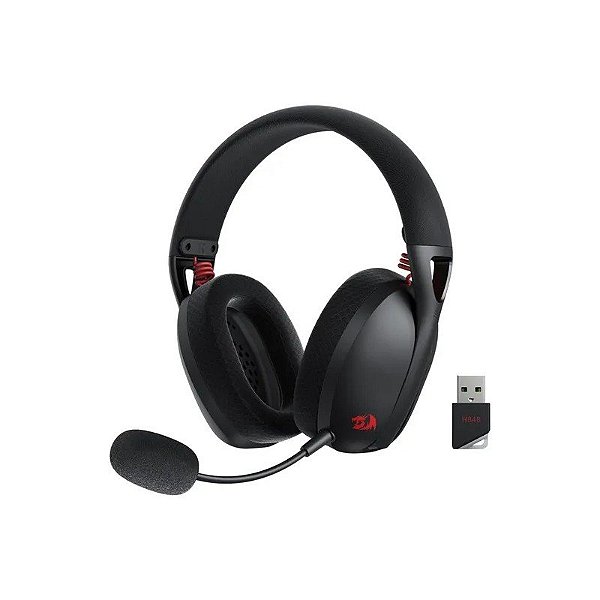Fone de Ouvido Gamer Redragon H848 Ire Pro Sem Fio - Preto