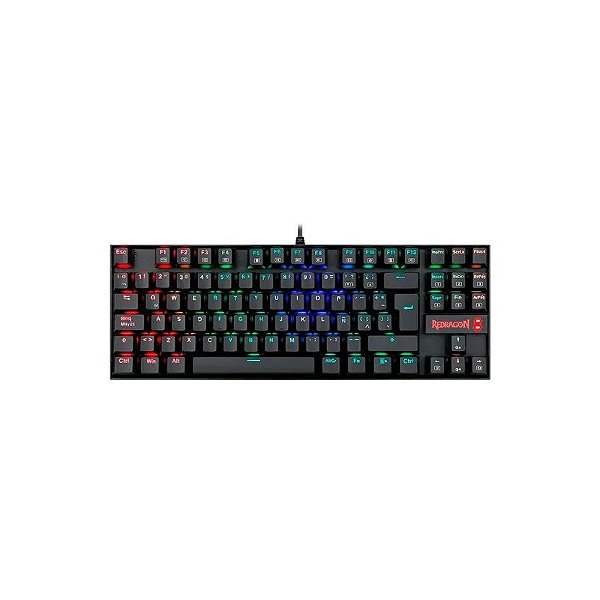 Teclado Gamer Redragon Kumara K552RGB-1 RGB Switch Blue USB - Preto