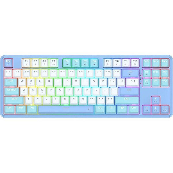 Teclado Gamer Mecânico Redragon Star Blade Pro K707WBB-RGB (Inglês - com Cabo)