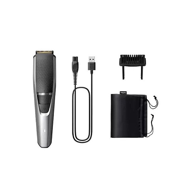 Aparador de Barba Recarregável Bivolt Philips BT3232/15 Série 3000