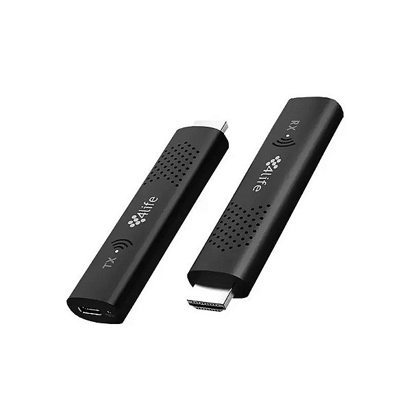 Adaptador Wireless HDMI 4LIFE FLHD02 Full HD - Preto