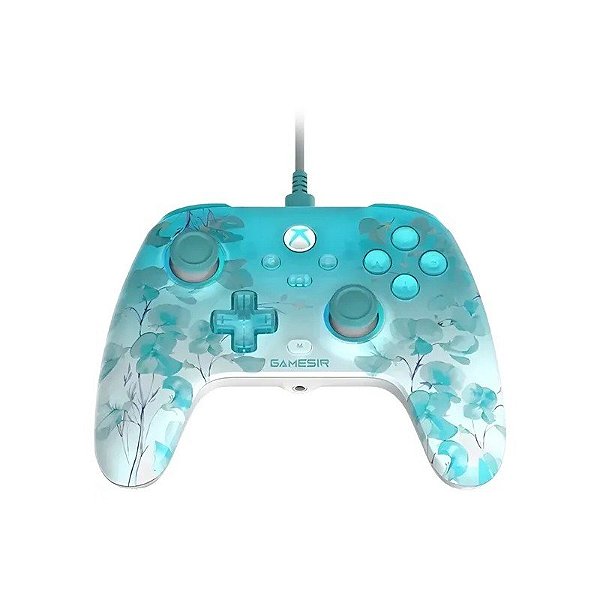 Controle Gamesir T7 Pro com Fio para Xbox - Azul Floral