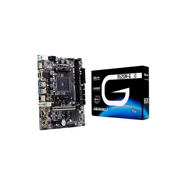 Placa Mãe AM4 Goline A520M-G2 DDR4 HDMI/VGA/M.2