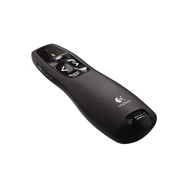 Apresentador a laser Logitech R400 910-001354 15m/USB - Preto