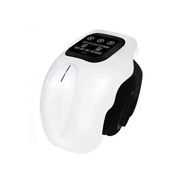 Massageador de Joelhos More Fitness MF-09 Recarregável - Branco/Preto
