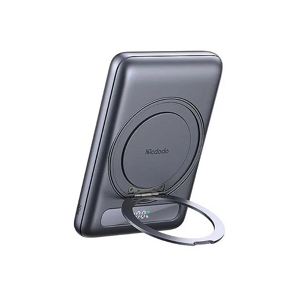 Carregador Mcdodo MC-8361 20W 5000mAh com Display Magnético Cinza Chumbo