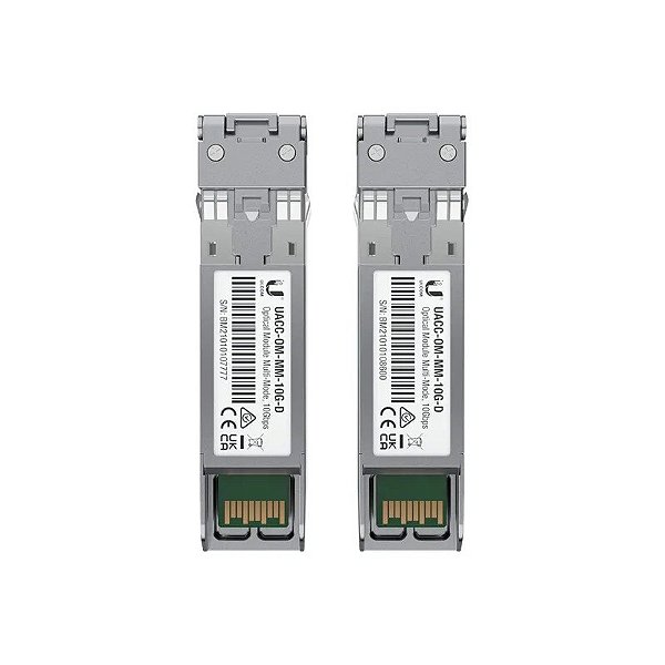 Kit Lente de Transceptor SFP+ 10GBPS 300M LC 850-850NM UACC-OM-MM-10G-D-2 (x2 Minifibra)