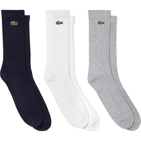Meias Lacoste Sport RA4182 23 TYA - Masculino (3 Pares)