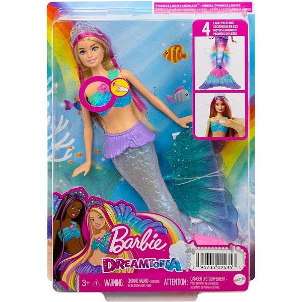 Boneca Mattel Barbie Hdj35-Hdj36 Dreamtopia D