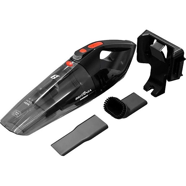 Aspirador de Pó & Água sem Fio Britânia 60 Watts - BASE01 - Bivolt Preto