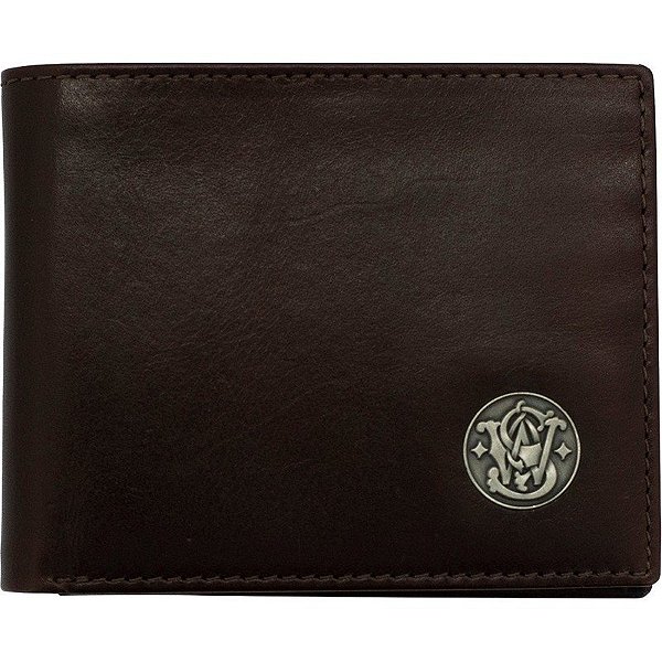 Carteira Dobrável Smith&Wessont 49350 Masculina - Marrom