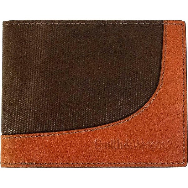 Carteira Dobrável Smith&Wessont 49658 Masculina - Marrom