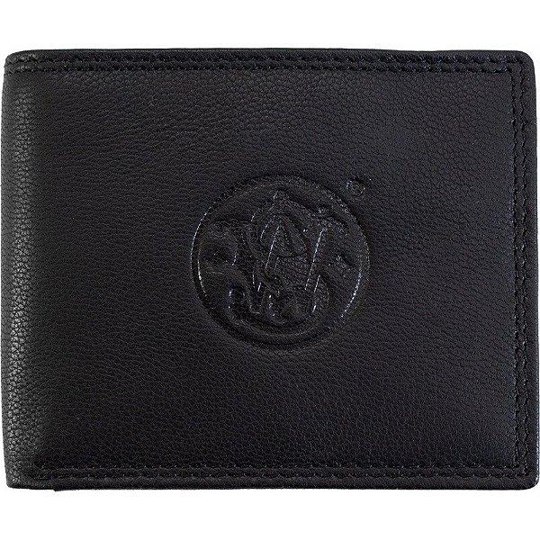 Carteira Dobrável Smith&Wessont 49740 Masculina - Preta
