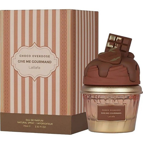 Perfume Lattafa Give Me Gourmand Choco Overdose EDP 75mL - Feminino