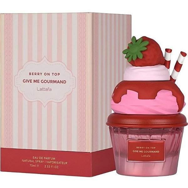 Perfume Lattafa Give Me Gourmand Berry On Top EDP 75mL - Femenino