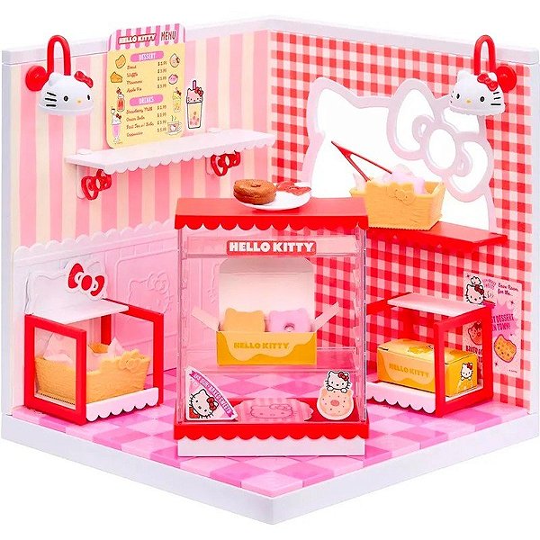 Kit de Miniaturas Hello Kitty Para Criar Espaços Mini - MGA Entertainment - 547181EUC