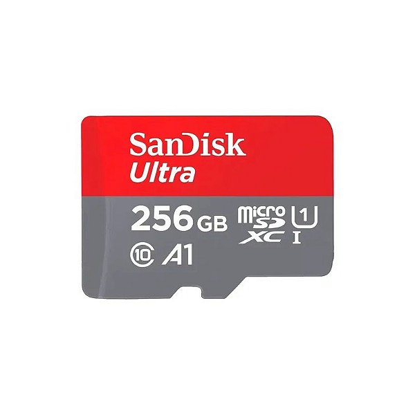 Cartão de Memória Micro SD Sandisk Ultra 256GB 150MBS - SDSQUAC-256G-GN6MA