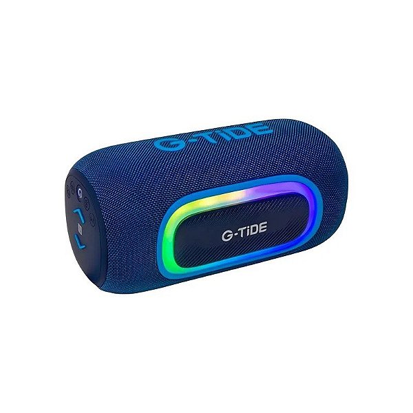 Caixa de Som Portátil G-Tide SV80 Bluetooth - Azul