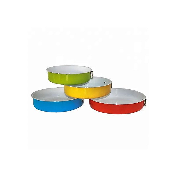 Kit de Moldes Redondos para Bolo 4 peças 24-32cm