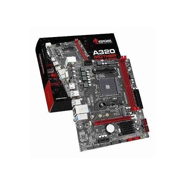 Placa Mãe Keepdata A320-KDGNV DDR4 Socket AM4 Chipset AMD A320 Micro ATX