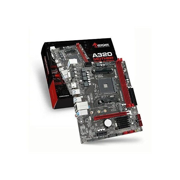 Placa Mãe AMD AM4 Keepdata A320-KDGNV DDR4 HDMI Nvme