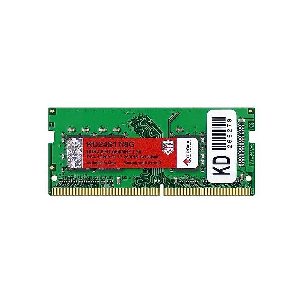 Memória Ram Keepdata KD24S17/8G - 8GB - DDR4 - 2400MHZ - para Notebook