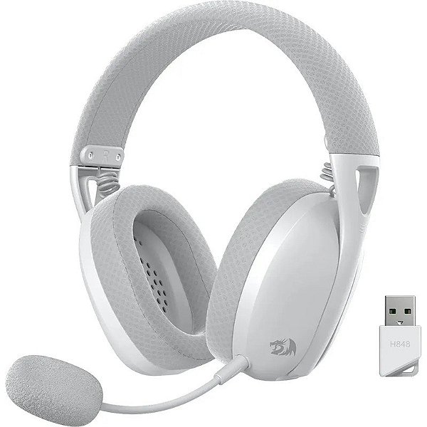 Fone de ouvido Redragon H848G Ire Pro Gaming Branco