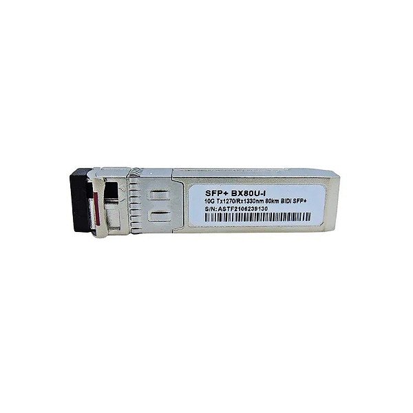 Cabo F. M SFP+ 10G 80KM LC Bidi TX1270-RX1330NM BX80U-I com Cisco