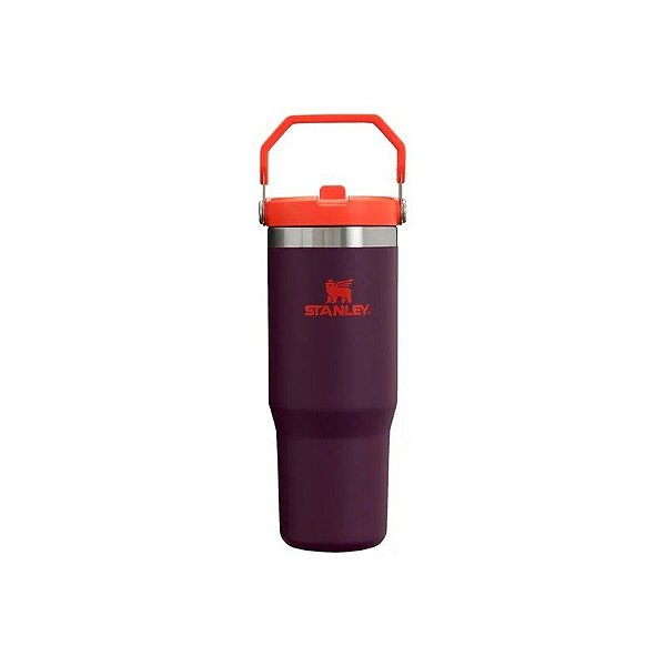 Copo Térmico Stanley The Iceflow Flip Straw Tumbler 10-09993-767 - 887ML - com Bico - Amora