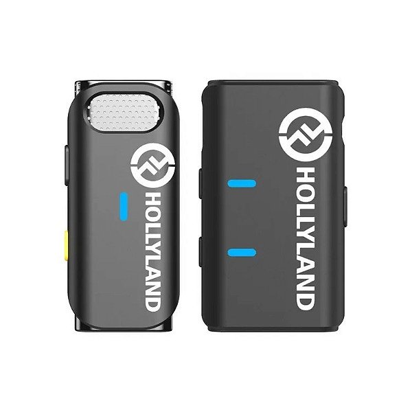Microfone Hollyland Lark M1 Solo, Sem Fio 2.4GHZ, Preto
