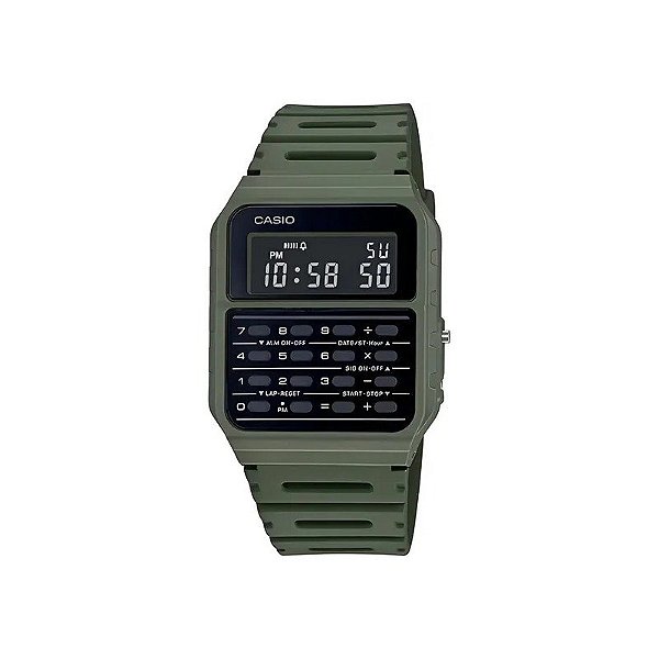 Relógio Casio Data Bank CA-53WF-3BDF Digital Unissex - Verde