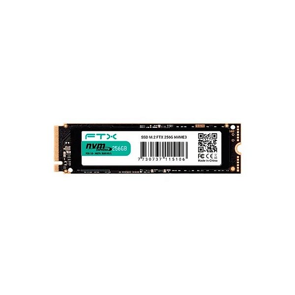 Disco SSD M.2 256GB Nvme FTX 3230X1240 MB/s PCI-Exp 3.0 115106