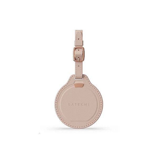 Chaveiro Satechi ST-Lfaltr Couro Vegano Etiqueta de Bagagem Findall - Rosa