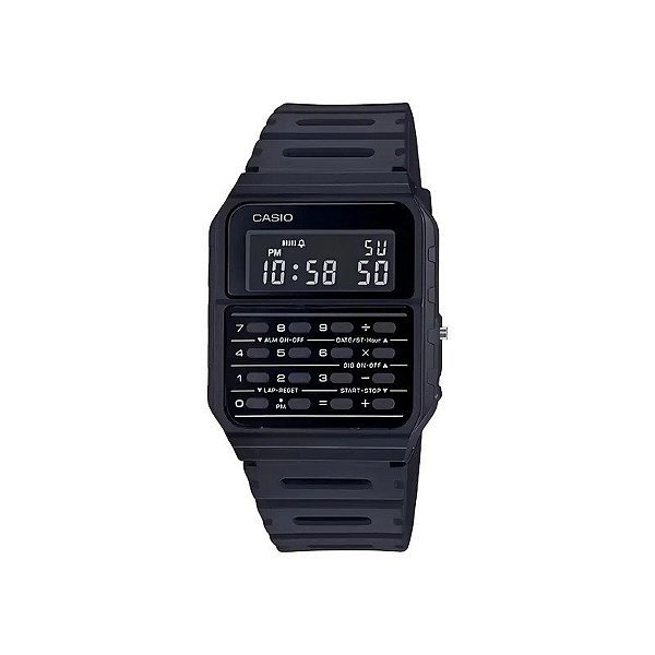 Relógio Casio Data Bank CA-53WF-1BDF Digital Masculino/Feminino - Preto