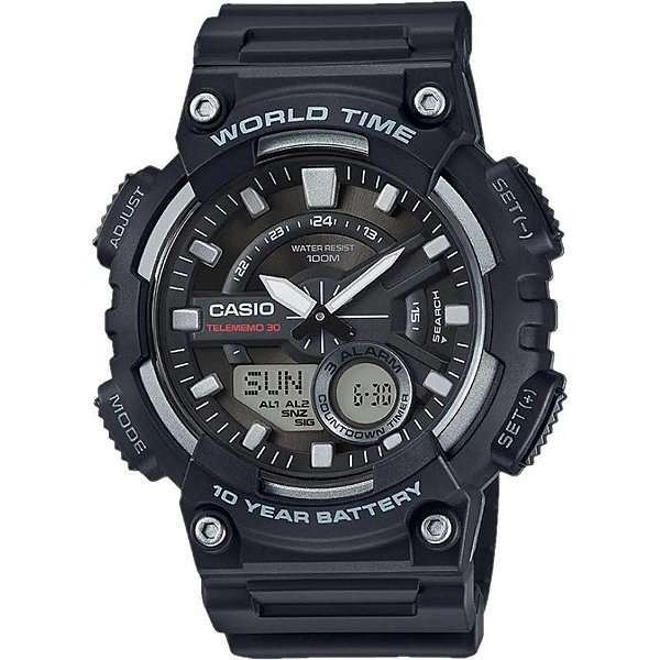 Relógio Casio Analógico/Digital AEQ-110W-1AVDF - Masculino