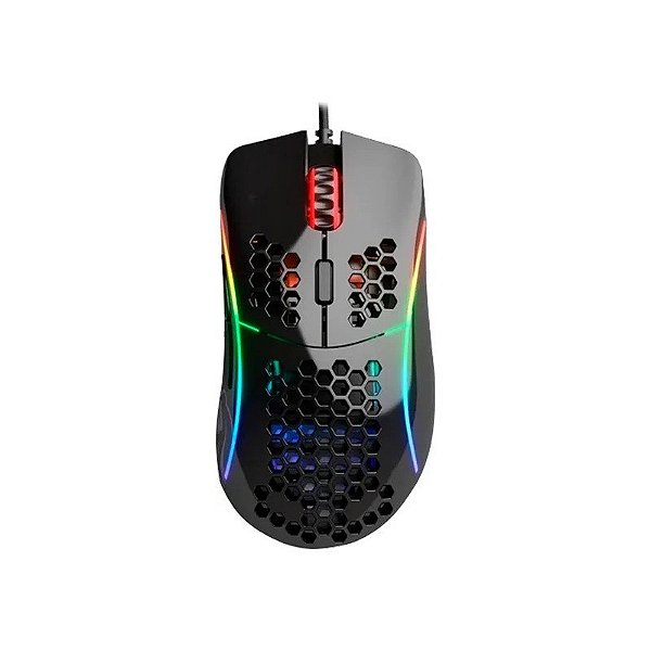 Mouse Gamer Glorious MODEL D RGB - Preto Brilhante (Com fio)