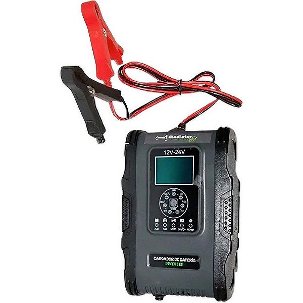 Carregador de Bateria Inversor Gladiator CI-812 12V-24V - Bivolt