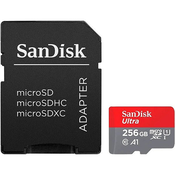 Jogo de Memória Sandisk MicroSDXC Ultra UHS-I 256GB 150MB/s 2 Peças