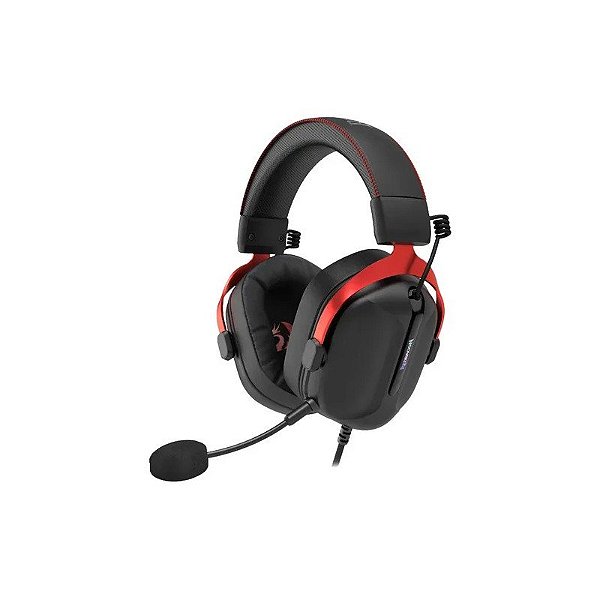 Fone de Ouvido Headset Gamer Redragon Cybill H312 - Com Fio - Preto