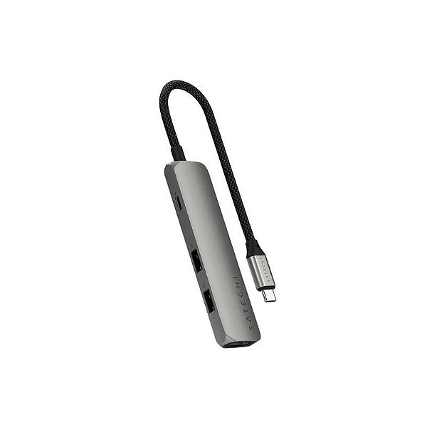 Hub USB Satechi ST-P4SM 4 Em 1 - Preto