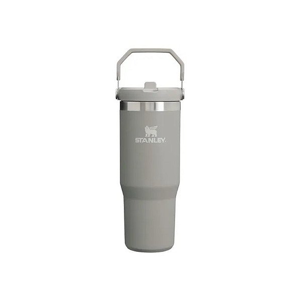 Garrafa Térmica Stanley Classic The Iceflow Flip Straw Tumbler 887ML - Cinza