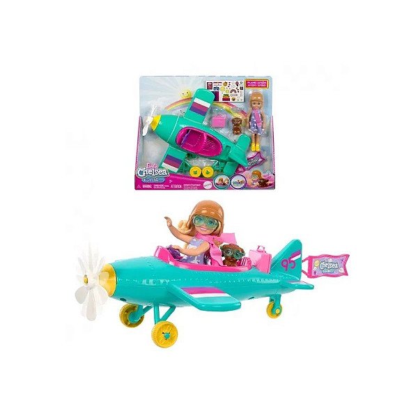 Boneca Barbie Chelsea Piloto de Avião