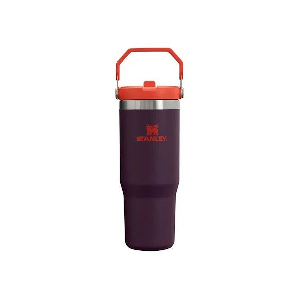 Garrafa Térmica Stanley The Iceflow Flip Straw Tumbler 887ml - Ameixa
