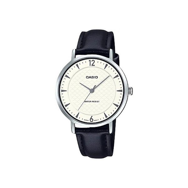 Relógio Casio LTP-VT04L-7A2DF Analógico Feminino - Branco/Preto
