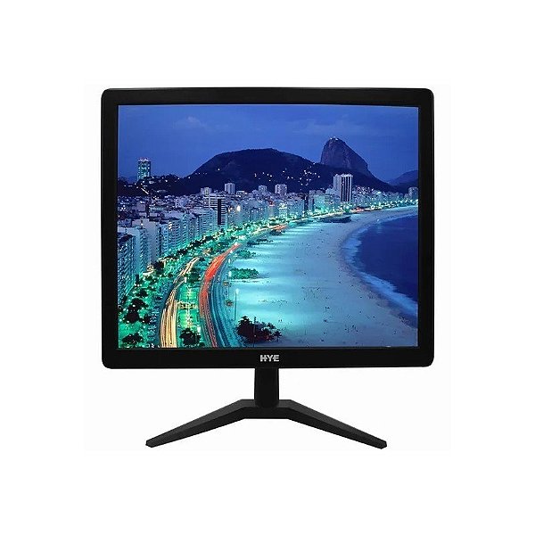 Monitor Hye HYE17NLM de 17 Polegadas HD 5 MS com HDMI e VGA