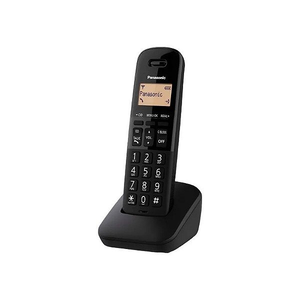 Telefone Sem Fio Panasonic KX-TGB310LAB 1 Base - Preto