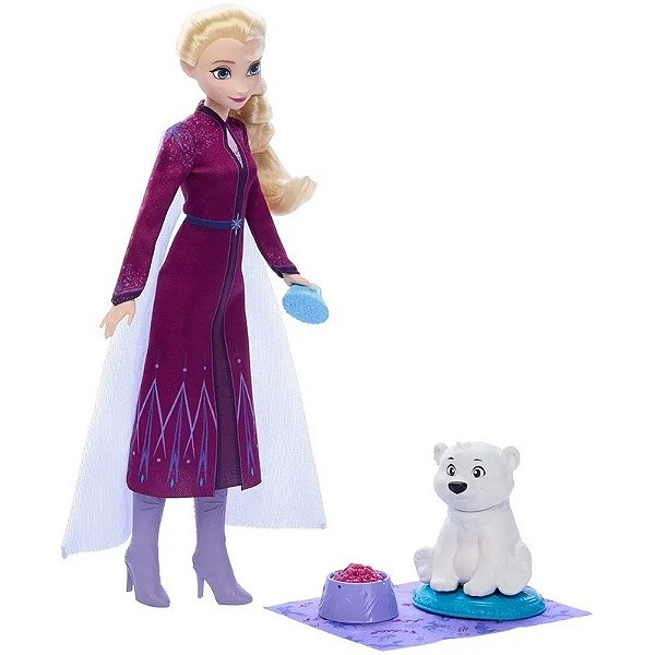 Muñeca Elsa & Bear Cub Disney Frozen Mattel - JFG16